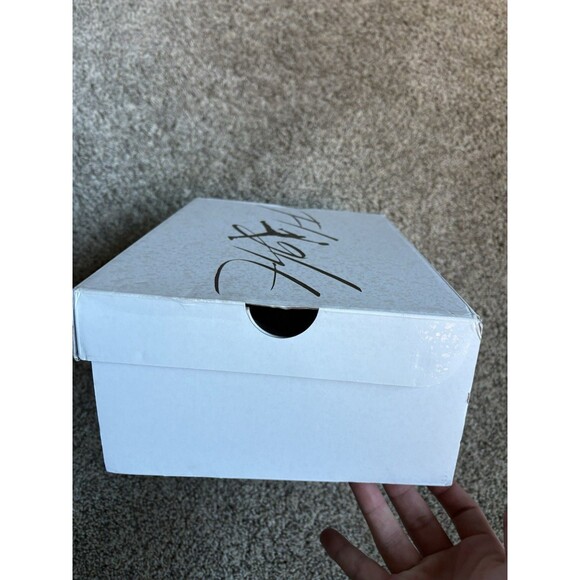 Nike Air Jordan 4 Retro White Thunder BOX ONLY REPLACEMENT BOX Size 6.5 Youth - Picture 3 of 6